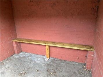  - New bus shelter seat